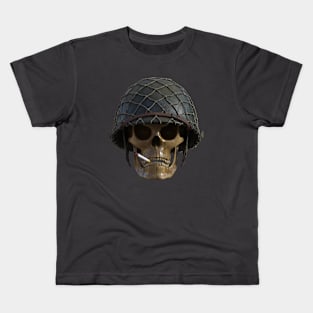 Smoking Skull Kids T-Shirt